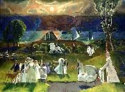George Wesley Bellows Summer Fantasy Sweden oil painting artist